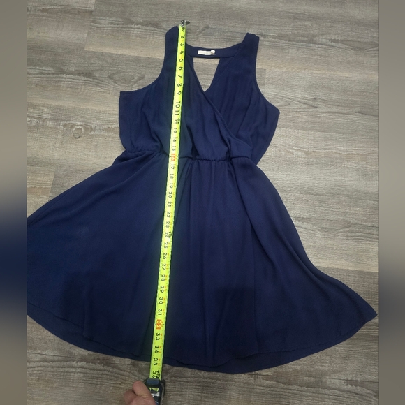 Lush Navy blue sleeveless mini dress size XL - Picture 7 of 8